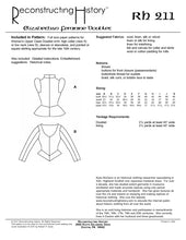 Load image into Gallery viewer, RH211 — Elizabethan Feminine Doublet sewing pattern