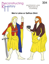 Load image into Gallery viewer, RH304 — Irish & Scottish Man's Léine sewing pattern