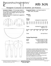 Load image into Gallery viewer, RH305 — Irish Man's Dungiven Outfit sewing pattern