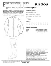Load image into Gallery viewer, RH306 — Scottish Great Kilt or Filabeg sewing pattern
