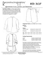 Load image into Gallery viewer, RH307 — 17th century Scottish Man&#39;s Outfit from Gunnister Shetland sewing pattern
