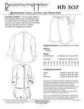 Load image into Gallery viewer, RH307 — 17th century Scottish Man's Outfit from Gunnister Shetland sewing pattern