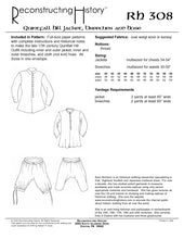 Load image into Gallery viewer, RH308 — 17th century Scottish Man's Quintfall Hill Outfit sewing pattern