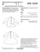 Load image into Gallery viewer, RH309 — 17th century Scottish Man from Arnish Moor, Isle of Lewis' Outfit sewing pattern