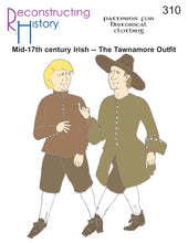 Load image into Gallery viewer, RH310 — 17th century Irish Tawnamore Outfit sewing pattern