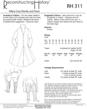 Load image into Gallery viewer, RH311 — Irish Killery Coat and Trews sewing pattern
