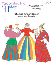Load image into Gallery viewer, RH407 — Ottoman Turkish Dancer sewing pattern
