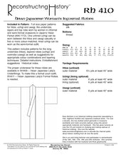 Load image into Gallery viewer, RH410 — Heian Japanese Lady's Informal Robes (Uchigi & Uwagi) sewing pattern