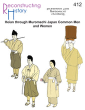 Load image into Gallery viewer, RH412 — Japanese Men's & Women's Commoners' Outfit sewing pattern