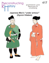 Load image into Gallery viewer, RH417 — Japanese Under Armour (Oyoroi Hitatare) sewing pattern