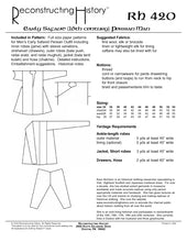 Load image into Gallery viewer, RH420 — Safavid Persian Man's Outfit sewing pattern