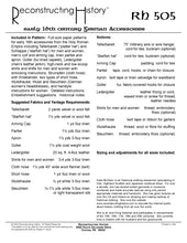 Load image into Gallery viewer, Back cover for our sewing pattern RH505, 16th century German Accessories