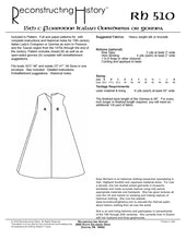 Load image into Gallery viewer, RH510 - 1470s-1500 Florentine Lady's Overgown sewing pattern