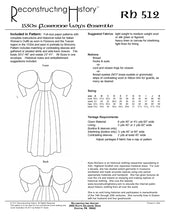 Load image into Gallery viewer, RH512 — 1530s Florentine Lady's Gown sewing pattern