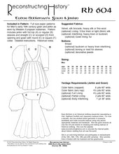 Load image into Gallery viewer, RH604 — Early Tudor Noble Man's Outfit sewing pattern