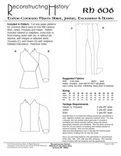Load image into Gallery viewer, RH606 — Early Tudor Common Man's Outfit sewing pattern