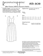 Load image into Gallery viewer, RH608 — 1490s (pre-Tudor) Woman's Kirtle sewing pattern