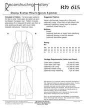 Load image into Gallery viewer, RH615 — Early Tudor (1500-1520s) Man's Gown & Jerkin sewing pattern