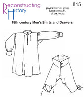 Load image into Gallery viewer, Front cover for RH815 - Men's Shirts & Drawers sewing pattern, which makes underwear for the American War of Independence, Georgian, and Regency periods.