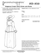 Load image into Gallery viewer, RH836 — Regency Half-Robe and Robe sewing pattern