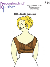 Load image into Gallery viewer, RH844 — 1800s Kyoto Regency Brassiere sewing pattern