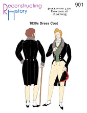 Load image into Gallery viewer, RH901 — 1830s Dress Coat sewing pattern