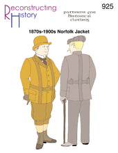 Load image into Gallery viewer, RH925 — 1870s-1900s Norfolk Jacket sewing pattern