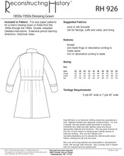 Load image into Gallery viewer, RH926 — 1880s-1940s Dressing Gown or Lounging Robe sewing pattern
