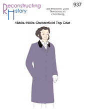 Load image into Gallery viewer, RH937 — Gentleman's Victorian Chesterfield Top Coat sewing pattern