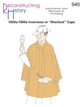 Load image into Gallery viewer, RH940 — Gentleman's Victorian Inverness Coat sewing pattern