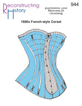 Load image into Gallery viewer, RH944 — Ladies' 1880s Corset sewing pattern