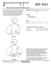 Load image into Gallery viewer, RH950 — Edwardian Ladies' Shirtwaist sewing pattern