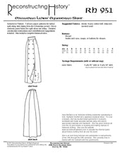 Load image into Gallery viewer, RH951 — Edwardian Ladies' Equestrian Skirt sewing pattern