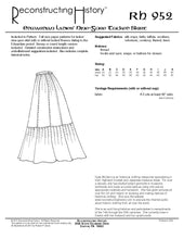 Load image into Gallery viewer, RH952 — Ladies' Edwardian Nine-Gore Skirt sewing pattern