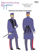 Load image into Gallery viewer, RH955 — Victorian Era Army Frock Coat sewing pattern