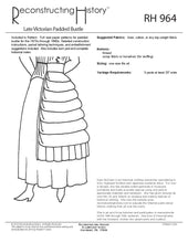 Load image into Gallery viewer, RH964 — Ladies' Padded Bustle sewing pattern