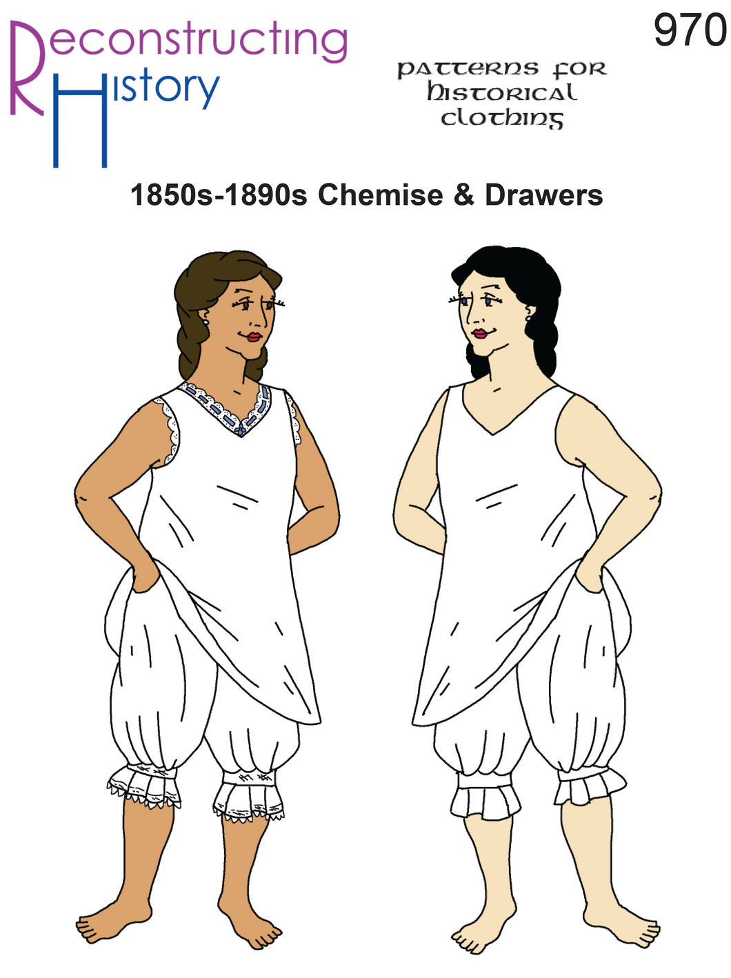 RH970 — Victorian Women's Chemise & Drawers sewing pattern