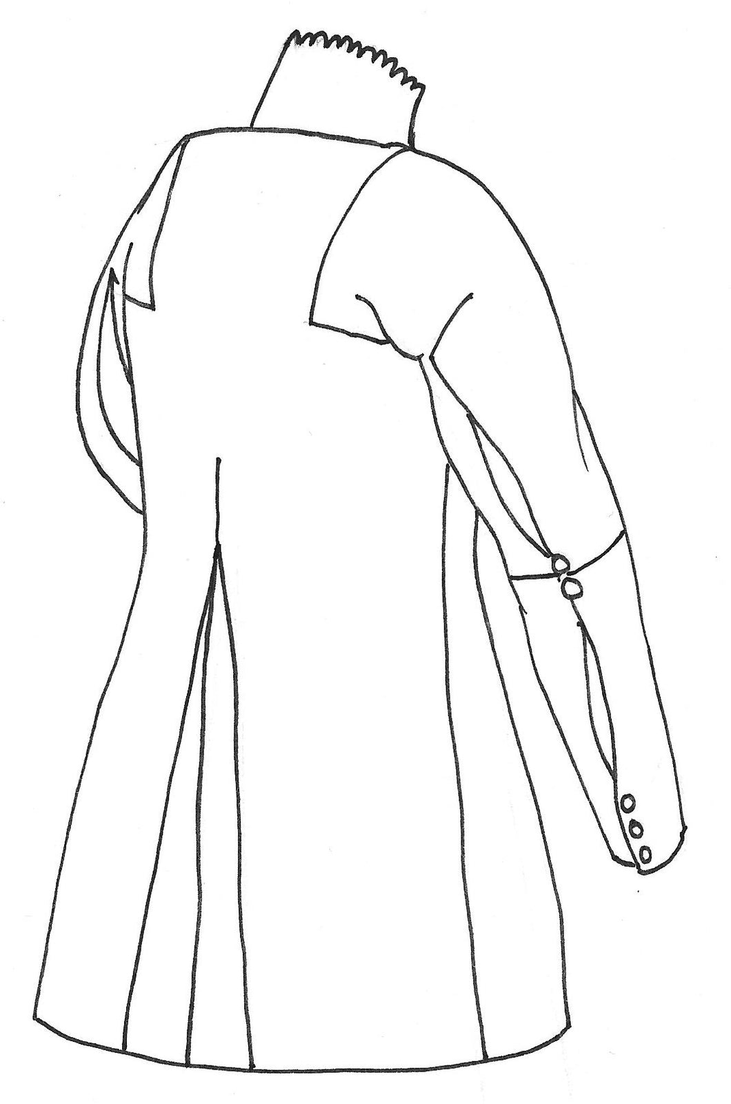 RH312 — Irish Tipperary Jacket sewing pattern