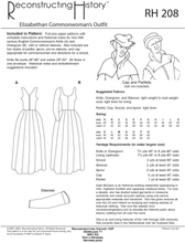 Load image into Gallery viewer, RH208 — Elizabethan Commonwomen&#39;s Outfit sewing pattern
