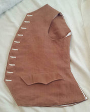 Load image into Gallery viewer, A customer&#39;s Colonial waistcoat made with our sewing pattern RH808

