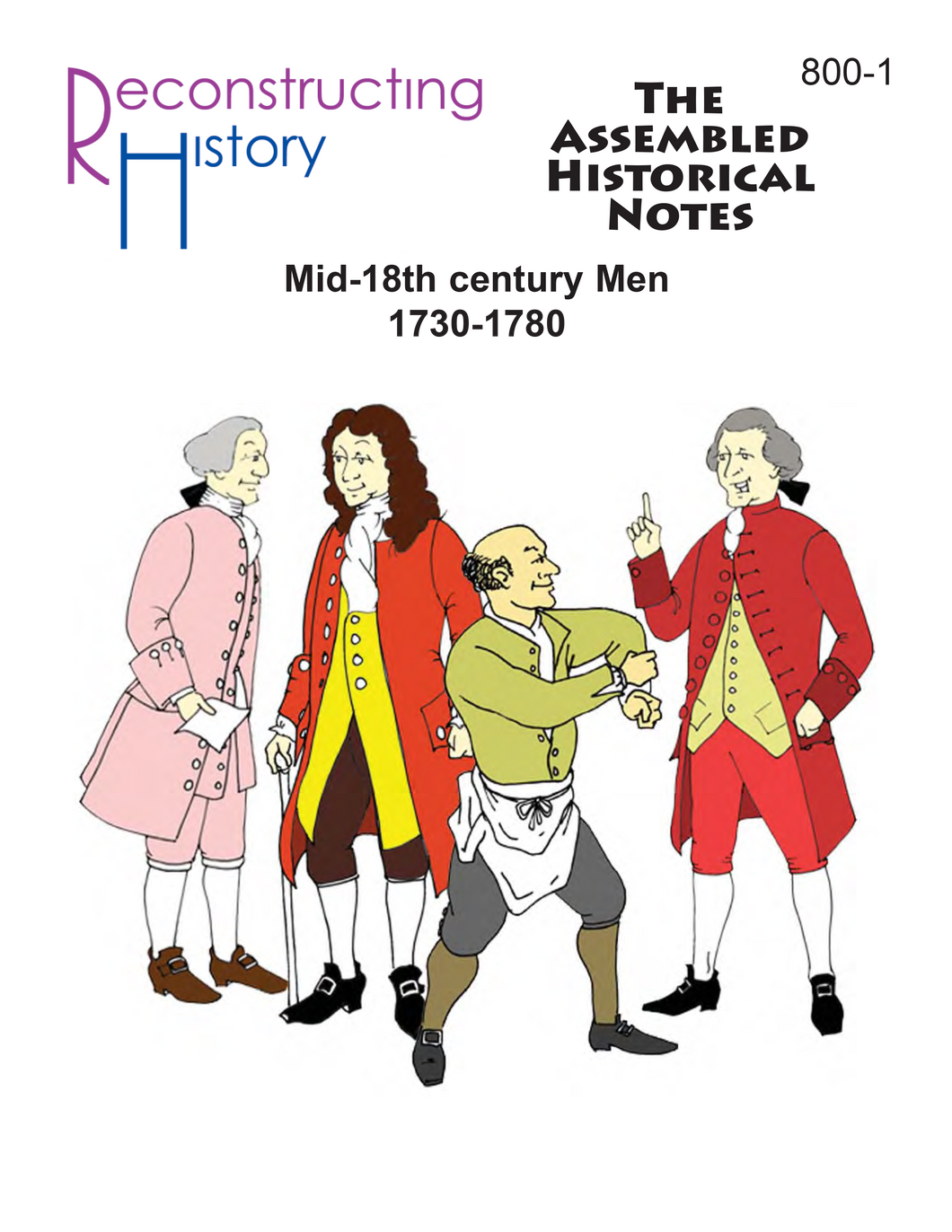 Downloadable Colonial Men's Assembled Historical Notes