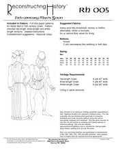Load image into Gallery viewer, RH005 — 15th century Man&#39;s Gown sewing pattern
