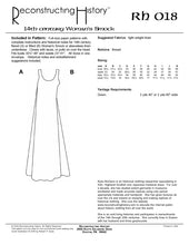 Load image into Gallery viewer, Back cover for our sewing pattern RH018 which helps you make a 14th century chemise or shift
