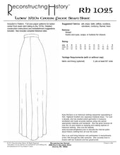 Load image into Gallery viewer, RH1025 — Ladies&#39; 1910s Center Front Seam Skirt sewing pattern
