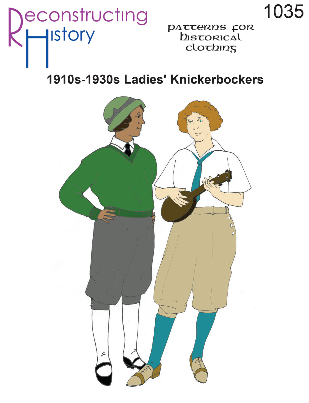 RH1035 — 1910s-1940s Ladies' Knickerbockers or Plus Fours sewing pattern