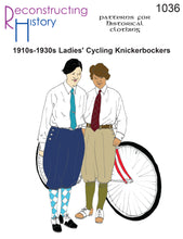 Load image into Gallery viewer, RH1036 — 1910s-1940s Ladies&#39; Cycling Knickerbockers sewing pattern
