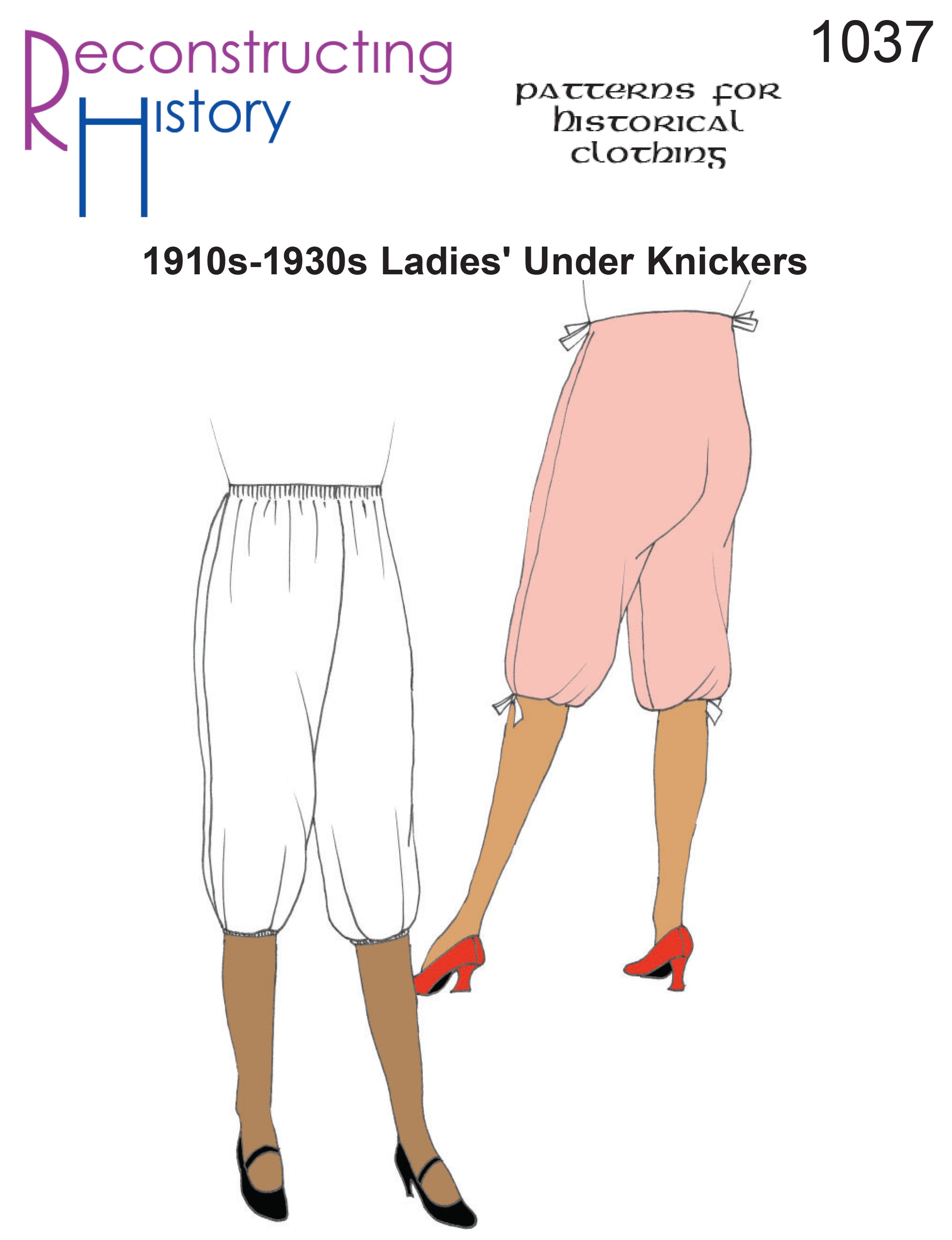 RH1037 — 1890s-1920s Ladies' Under Knickers sewing pattern