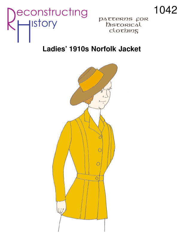 RH1042 — Ladies' 1910s Norfolk Jacket sewing pattern