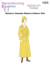 Load image into Gallery viewer, RH1055 — Ladies&#39; Great War British Volunteer Reserve Uniform sewing pattern
