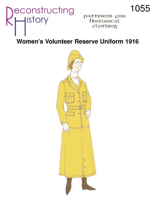 RH1055 — Ladies' Great War British Volunteer Reserve Uniform sewing pattern